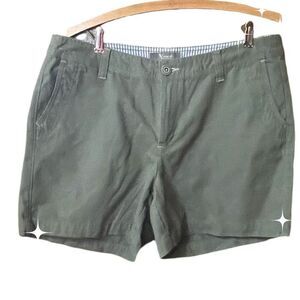 Natural Reflections size 12 sage green 100% soft brushed cotton shorts.